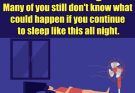 Stop sleeping with a fan on at night